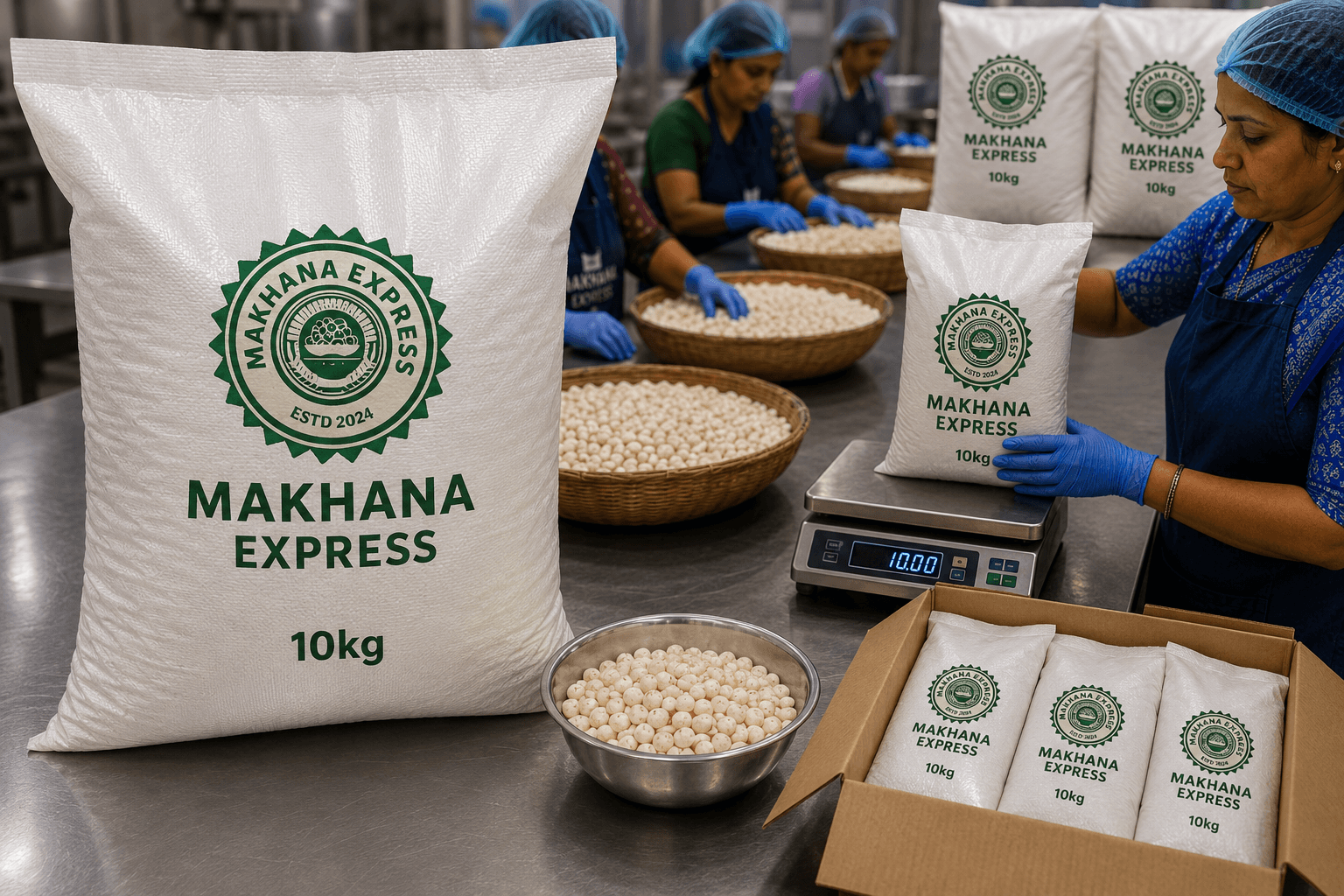 Packing Makhana