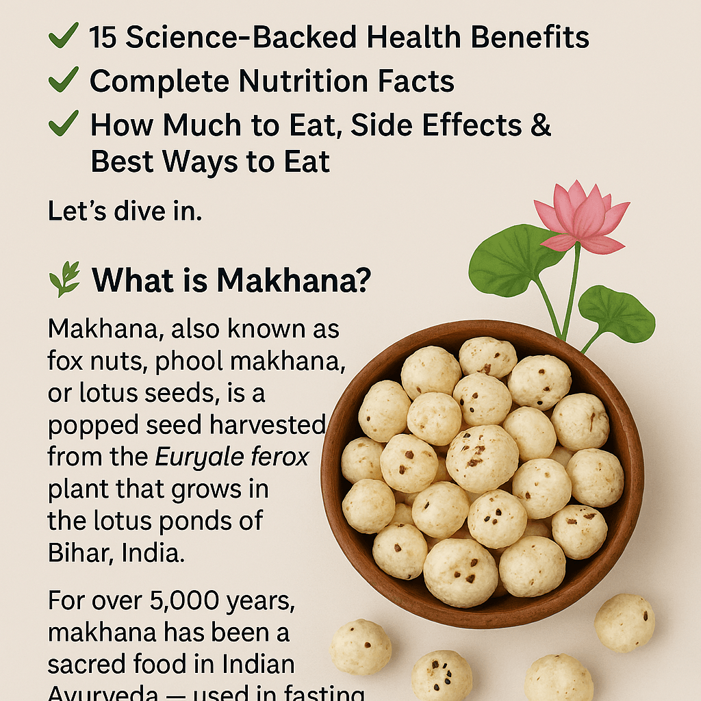 15 Amazing Health Benefits of Makhana (Fox Nuts) — Backed by Science